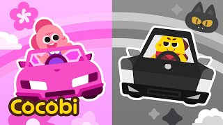 💗Pink VS Black Song🖤 Color Song Compilation for Kids  Cocobi [upl. by Osterhus]