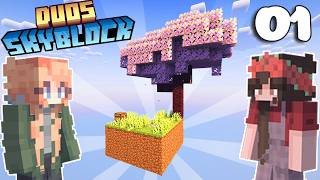 ☁️ A NEW Skyblock Adventure Begins in Minecraft  Lets Play Ep 01 [upl. by Helbon409]