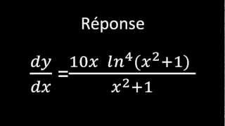 Dérivée ln5xcarré1 [upl. by Anuahc]
