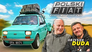 Fiat 126p  MALUCH od DUDY  Kickster MotoPoznaFca 21 [upl. by Nhor]