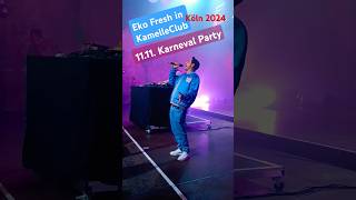 EKO FRESH moderiert Karneval Party 🎉 Köln Feiertag einfachso [upl. by Odlanor]