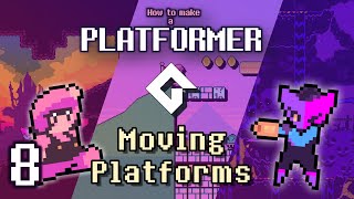 Moving Platforms in GameMaker How to Make a Platformer Part 8 [upl. by Spalding]