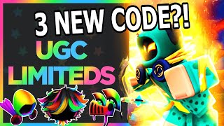 ALL NEW WORKING CODES IN FREE UGC LIMITED FREE UGC LIMITED CODES ROBLOX SUMMER 2024 [upl. by Auston]