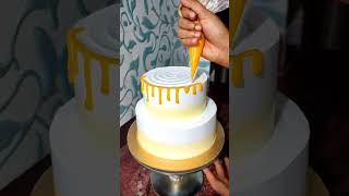 Icecream diye decoration kora cake😍😍 shorts shortsfeed youtubeshorts cake cakedesign trending [upl. by Leod]