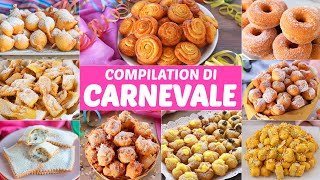 COMPILATION DOLCI DI CARNEVALE  Mille Ricette Facili di Benedetta [upl. by Bigler]