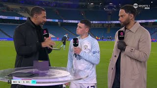 Man City 41 Aston Villa  Phil Foden was in superb form as he carried Manchester City to victory [upl. by Enreval60]