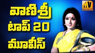 Heroine Vanisri Top 20 Telugu Movies  Movie Volume [upl. by Grenville]