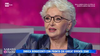 Enrica Bonaccorti una vita in scena dal teatro alla tv  Sabato in diretta 02112024 [upl. by Frederich]