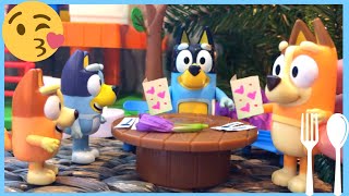 BLUEY amp Bingo Toys Fancy Restaurant Smoochy Kiss Full Episode  Pretend Play for Toddlers amp Kids [upl. by Marnie]