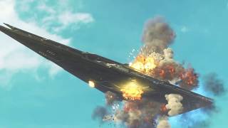 STAR WARS Battlefront II Resurgent class Stardestroyer gameplay [upl. by Cia]