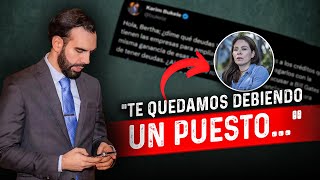 💥KARIM BUKELE le SACA los TRAPOS al SOL A BERTHA de LEON  Nayib Bukele EXPONE a medios TRADICIONAL [upl. by Fast]