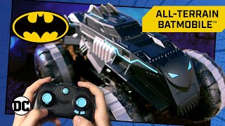 Batman AllTerrain Batmobile RC  How To Drive Charge amp Operate on Land AND Water  Batman Toys [upl. by Irrac]