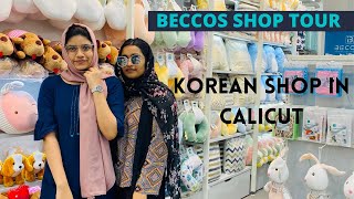 Beccos shop tourkorean lifestyle store tour starting  rs19ഇത്രയും വിലക്കുറവോbeccos calicut [upl. by Ayekal]