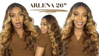 Outre Synthetic Hair HD Lace Front Wig  ARLENA 26 WIGTYPESCOM [upl. by Eisteb]