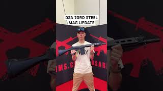 DSA 20rd steel mag update Available by April with an improved antitilt follower gun fal sa58 [upl. by Oiramej]