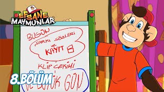 Efsane Maymunlar Çizgi Filmi  Kaykaylı Klip  8 Bölüm [upl. by Ahern]