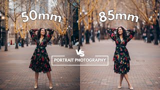 50mm vs 85mm Lens Comparison for Portrait Photography  Which should YOU buy [upl. by Aronal]