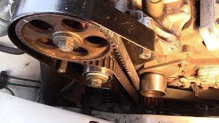 Timing belt kit replacement  seals SOHC engine [upl. by Ahsineg]