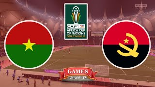 Angola vs Burkina Faso  Cup Africa Tota Lenergies Afcon 2024  eFootball PES Gameplay PC HD [upl. by Iraj483]