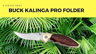 Hunting Tech  Buck Kalinga Pro Folder Knife Review  HD [upl. by Ecenahs451]