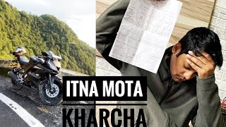 R15 Aab nahi lunga  Itna mota kharcha ho gya  Accident hote hote bacha r15v3 motovlogging [upl. by Eahsel]