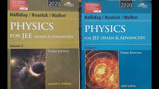 Detailed Review Of Resnick Halliday vol1 amp 2 with sample questionsjee jeemain jeeadvancd iitjee [upl. by Eerazed]