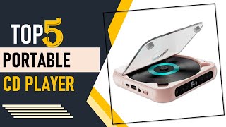 Top 5 Best Portable CD Player in 2024 [upl. by Asilram]