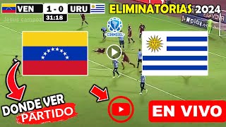 Venezuela vs Uruguay Ver Partido Eliminatorias 2024 Eliminatorias Conmebol 2024 [upl. by Rufe]