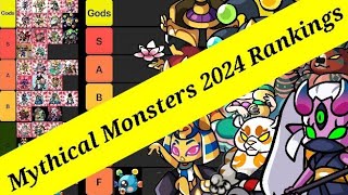 Mythical Monsters Updated Tierlist and Rankings  2024 Update  Summoners Greed [upl. by Einama154]