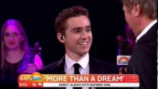 Harrison Craig on the Today show  singing Unchained Melody [upl. by Ecidnacal]