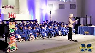 MBS Kindergarten Graduation Speech by Cynthia Sellers [upl. by Aleedis675]