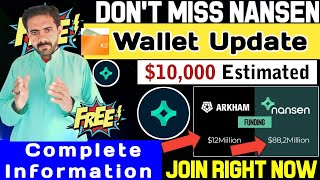 Wallet UpDate Nansen Airdrop  Review amp Join  Nansen Waitlist Airdrop  Earning Things [upl. by Breech247]