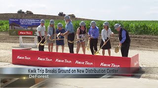 Kwik Trip holds groundbreaking for new distribution center in DeForest [upl. by Henry]