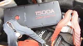 Lithium 1500A Car Jump Starter with Quick Charge 30 by TrekPow [upl. by Adnahsam]