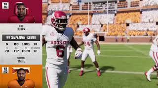 NCAA College Football25 Online Dynasty DRSL CPU game Tennessee Vols vs Oklahoma Sooners [upl. by Theodosia483]