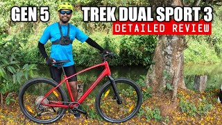 Trek Dual Sport 3 Gen 5 Detailed Review  2023 Trek DS 3 Ride Feedback [upl. by Annairoc510]