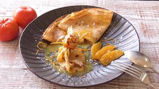 How To Make Crêpes Suzette  and Crêpes Flambées   part 2 [upl. by Kemppe]