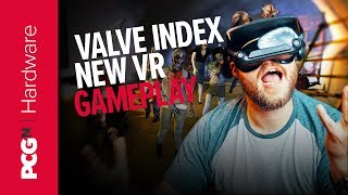 Valve Index VR gameplay  Arizona Sunshine Beat Saber Skyrim and more  Hardware [upl. by Boot]