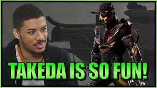 SonicFox  Takeda Might Be The Best DLC Character Yet【Mortal Kombat 1】 [upl. by Ramedlaw880]