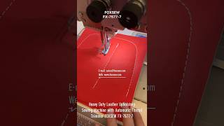 Heavy Duty Leather Upholstery Sewing Machine with Automatic Thread Trimmer [upl. by Refinne]