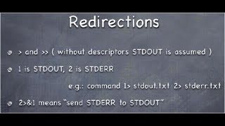 Redirection in LINUX stderr stdinput stdout [upl. by Dj]