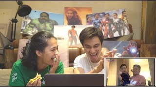 REACTION BAPAU LIAT RAFATHAR RAMPOK RUMAH [upl. by Ettenej472]