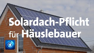 SolardachPflicht für Wohnhäuser in BadenWürttemberg [upl. by Andy]