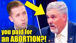 Antiabortion Republican BRUTALLY EXPOSED by Local Anchor in Live Interview [upl. by Starobin]