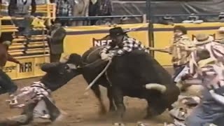 Bullriding Accident Of Tuff Hedeman [upl. by Noskcire]