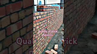 Quality of brick masonry quality brickwork brick bricklaying bricklayer bricks bricklaying [upl. by Anhpad]