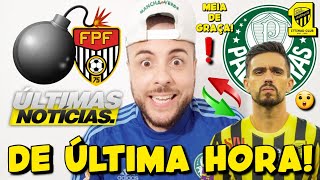 BOMBA DE ÚLTIMA HORA NO FUTEBOL PAULISTA CONTRATAÇÃO DE MEIA FOI PEDIDA NO PALMEIRAS NOVIDADES E [upl. by Bass345]