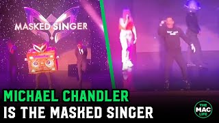 Michael Chandler appears on the Masked Singer and sings Britney Spears [upl. by Leagiba]