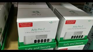 Costco Arlo Pro 2  WireFree 5 HD Camera Security System 749 [upl. by Relyhs]