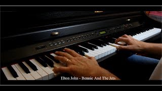 Elton John  Bennie And The Jets  Piano Cover [upl. by Retsek]